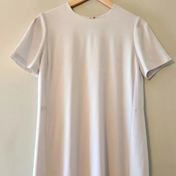 Aritzia Babaton Patricio Japanese Matte Crepe Mini Short Sleeve A-line Dress 4. - Picture 6 of 16